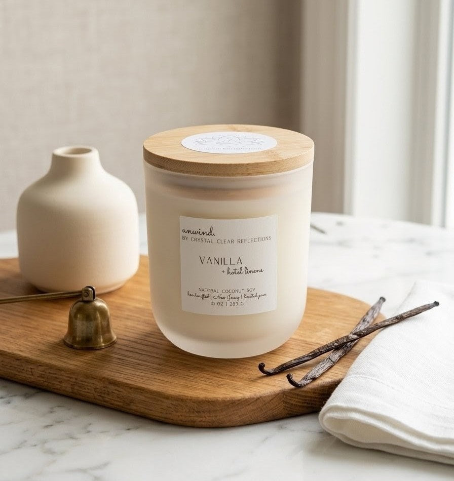 vanilla & hotel linens