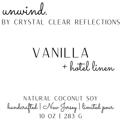 vanilla & hotel linens